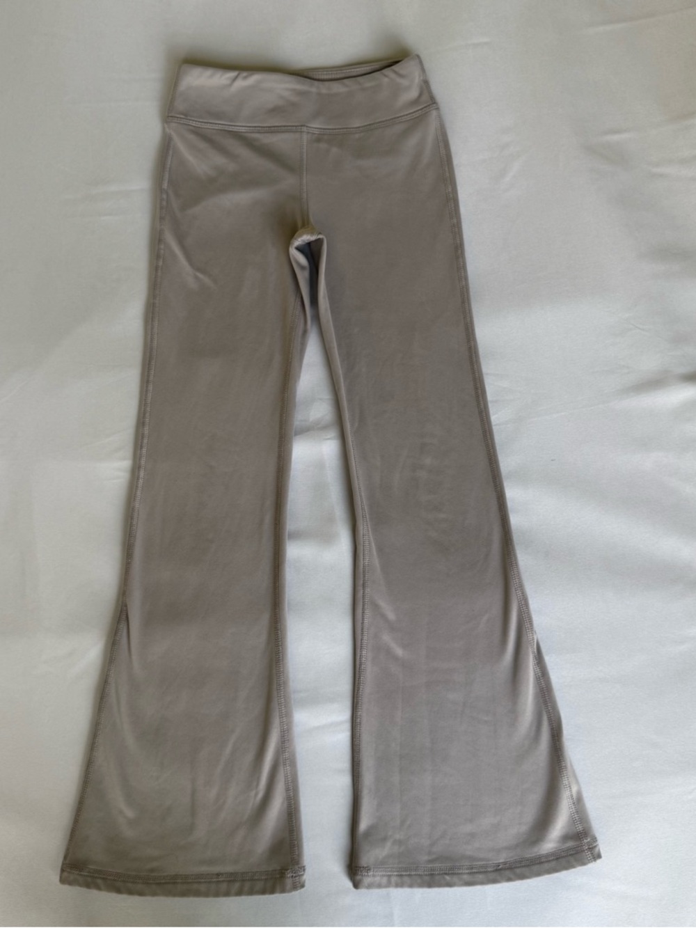 Reflex 90 Degree Girls High-Rise Leggings in Light Taupe